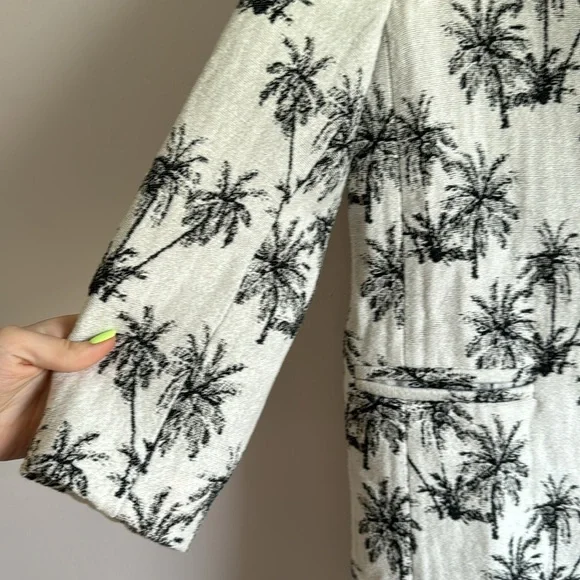 Zara Palm Tree Blazer - Size S - Picture 2 of 7
